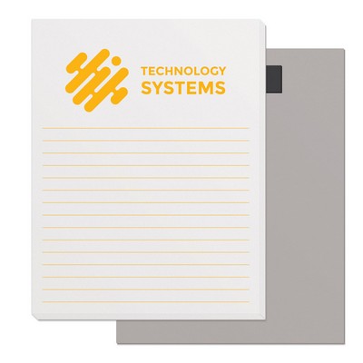 50 Page Magnetic Note-Pads with 1 Custom Color Imprint (4.25"x5.5")