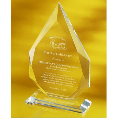 Apex Crystal Award - Medium