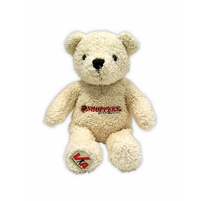 Custom Plush Shopper Soft Bear w/ Direct Embroidery on Paw & Tummy