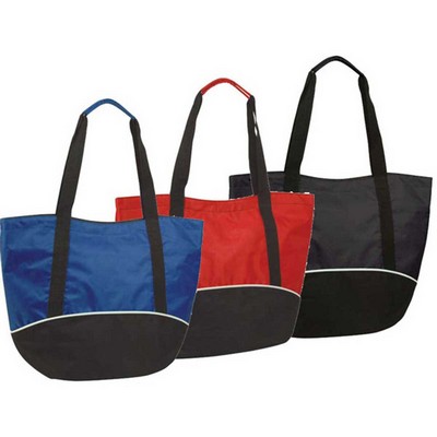 Fashion Zippered Tote Bag (18"x14"x7½")