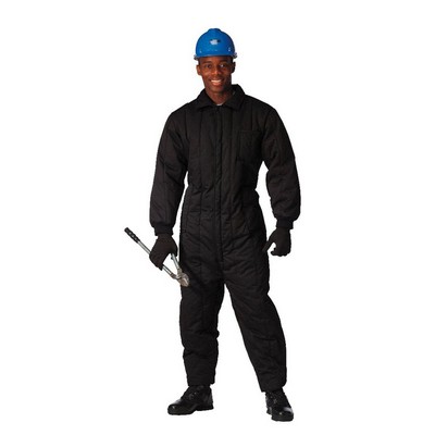 Adult Black Insulated Coveralls (3XL)