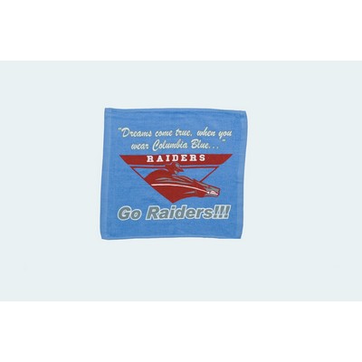 Economical Budget Rally Towel (15" x 18") Sky Blue (Printed)