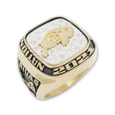 Championship Series Multiple Stone Option Men's All Metal Ring