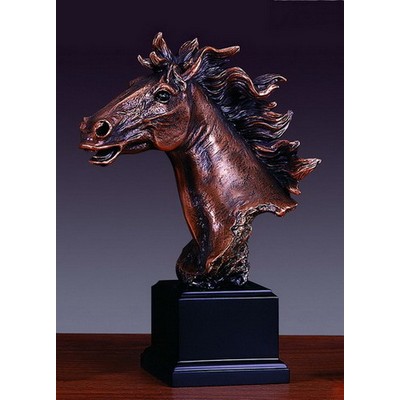 Horse Bust, 11"h x 8"w