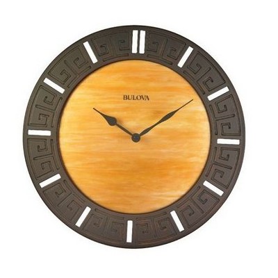 Bulova Tephra Large Decorative Wall Clock