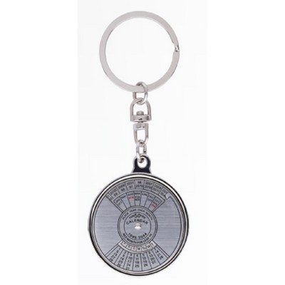 50 Year Perpetual Calendar Metal Keychain