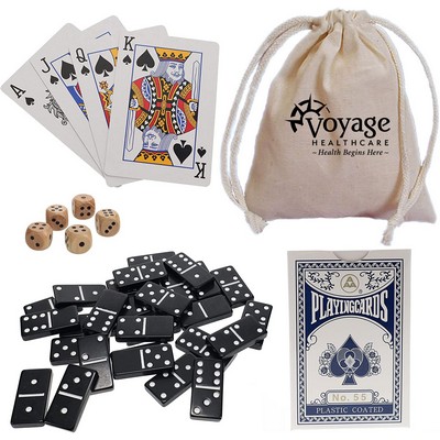 Dominoes and More Travel Game Pack - 12 Games in 1