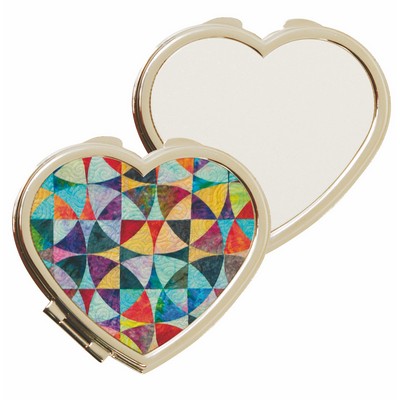 Compact Mirror - Heart