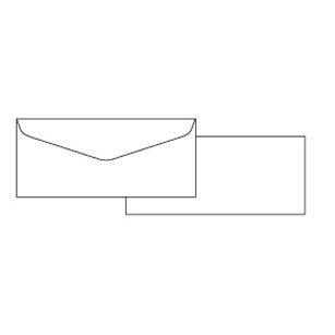 #6 1/4 Regular Directory Envelope - No Window (3 1/2"x6")