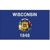 Wisconsin State Flag (8'x12')