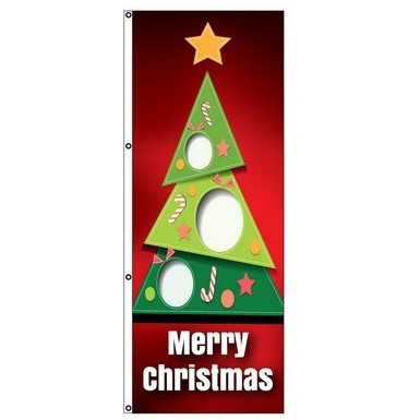 Unipole® Holiday Flag (Merry Christmas)