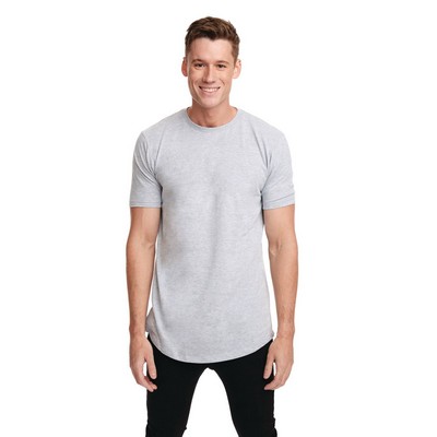 Cotton Long Body Crew T-Shirt