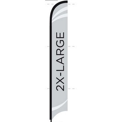 Custom 15.5' Tail Feather Flag Kit (1 Side)