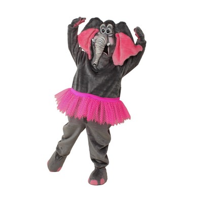 Tickles Elephant Mascot Costume