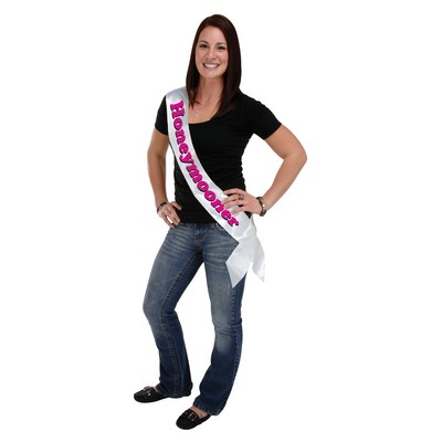 Honeymooner Satin Sash