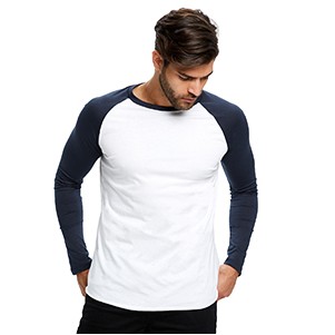 Men's Long Sleeve Baseball Raglan Shirt