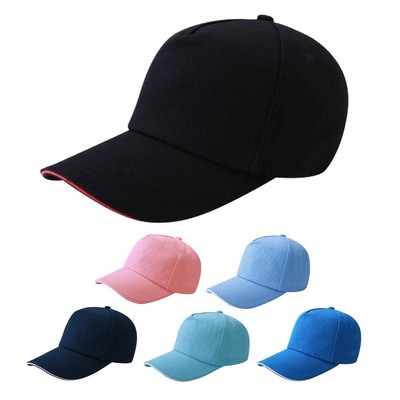 Custom Cotton Twill Baseball Cap Baseball Hat Summer Outdoor Embroidery Cap