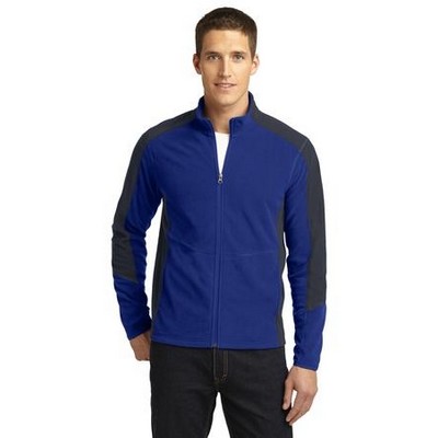 Port Authority® Colorblock Microfleece Jacket