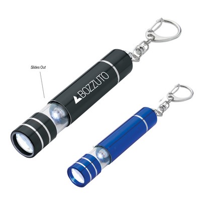 Aluminum LED Light/Lantern With Key Clip