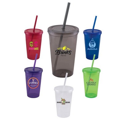 Explore - - Full Color 16 Oz. Double Wall Tumbler Cup