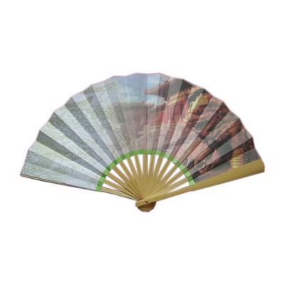 Bamboo paper Chinese fan