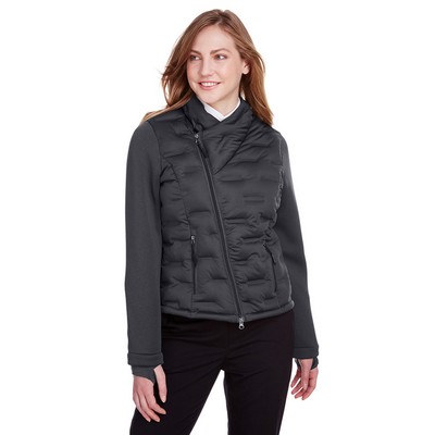 NORTH END Ladies' Loft Pioneer Hybrid Bomber Jacket