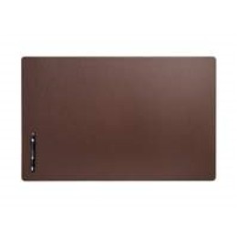 Classic Leatherette Chocolate Brown Desk Mat Without Rails (30"x19")