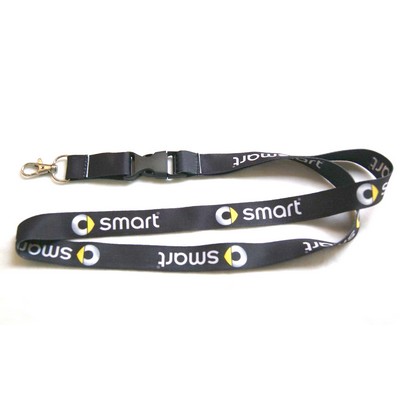 Customized Polyester Lanyard w/Detachable Grip