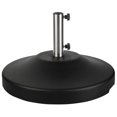 24" Diameter 120 lb. Plastic Exterior Concrete Filled Weighted Umbrella Base