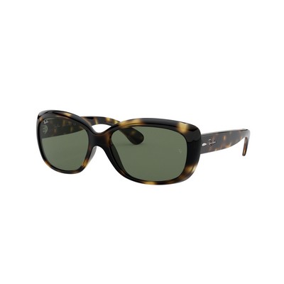 Ray-Ban® Light Havana/Crystal Green Jackie Ohh Sunglasses