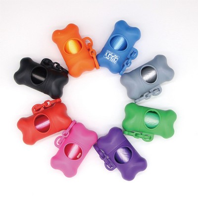 Waste Disposal Bone Shaped Dog Poop Bags Dispenser