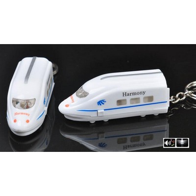 Bullet High Speed Train Sound LED Keychain