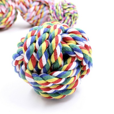 7cm Cotton Rope Ball Dog Chew Toy