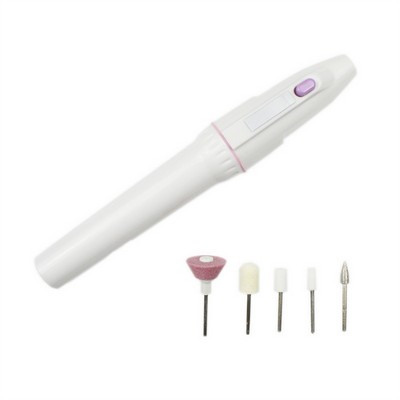 Electric Nail Art File Drill Set for Manicures