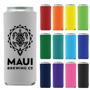 Screen Printed Collapsible Econo 12 Oz. Slim Foam Can Cooler