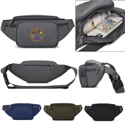 Multi Functional Outdoor Sports Water Resistant Oxford Fanny Pack