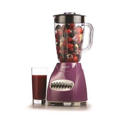 Purple 12-Speed Blender w/Plastic Jar