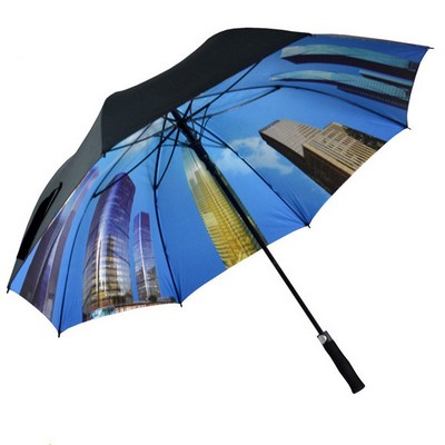 Double Layered Straight Automatic Umbrella