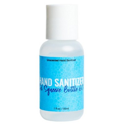 60% 1 Oz. Hand Sanitizer Gel Bottle