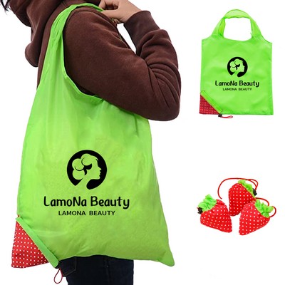 Strawberry Foldable Shopping Tote