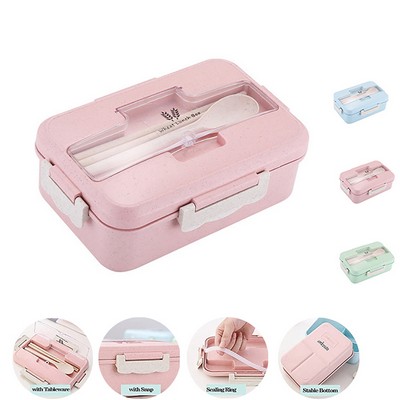 1000Ml Wheat Straw Bento Box