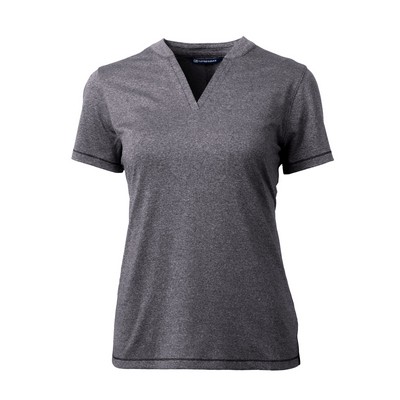 Cutter & Buck Forge Heathered Stretch Womens Blade Top