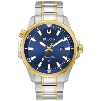 Bulova Men's Marine Star Watch with Blue Dial