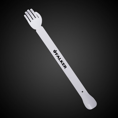 15" XL Pad Printed White Back Scratcher