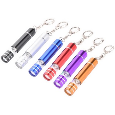 Aluminum LED Flashlight Key Chain