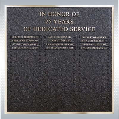 Bronze Perpetual Plaque (19x19)