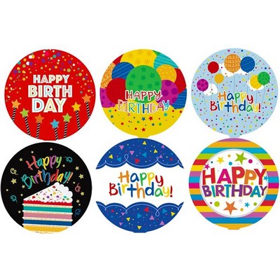 Mylar Birthday Balloons - Assorted, 18 (Case of 500)