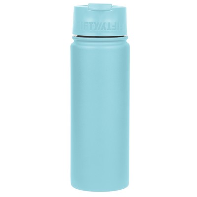 20oz Aquamarine Bottle with Matching Flip Lid