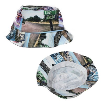 Full Bleed Printed Bucket Hats For Men/Women