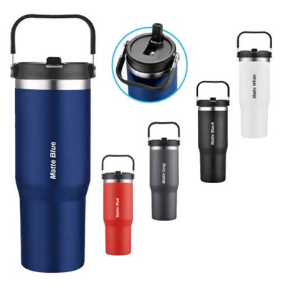 30 Oz. Vacuum Travel Mug With Carrier